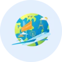 Asia Flag